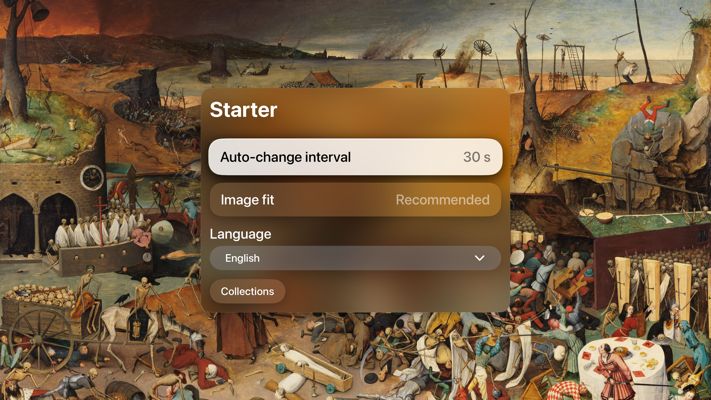 CanvasTV purchase screen